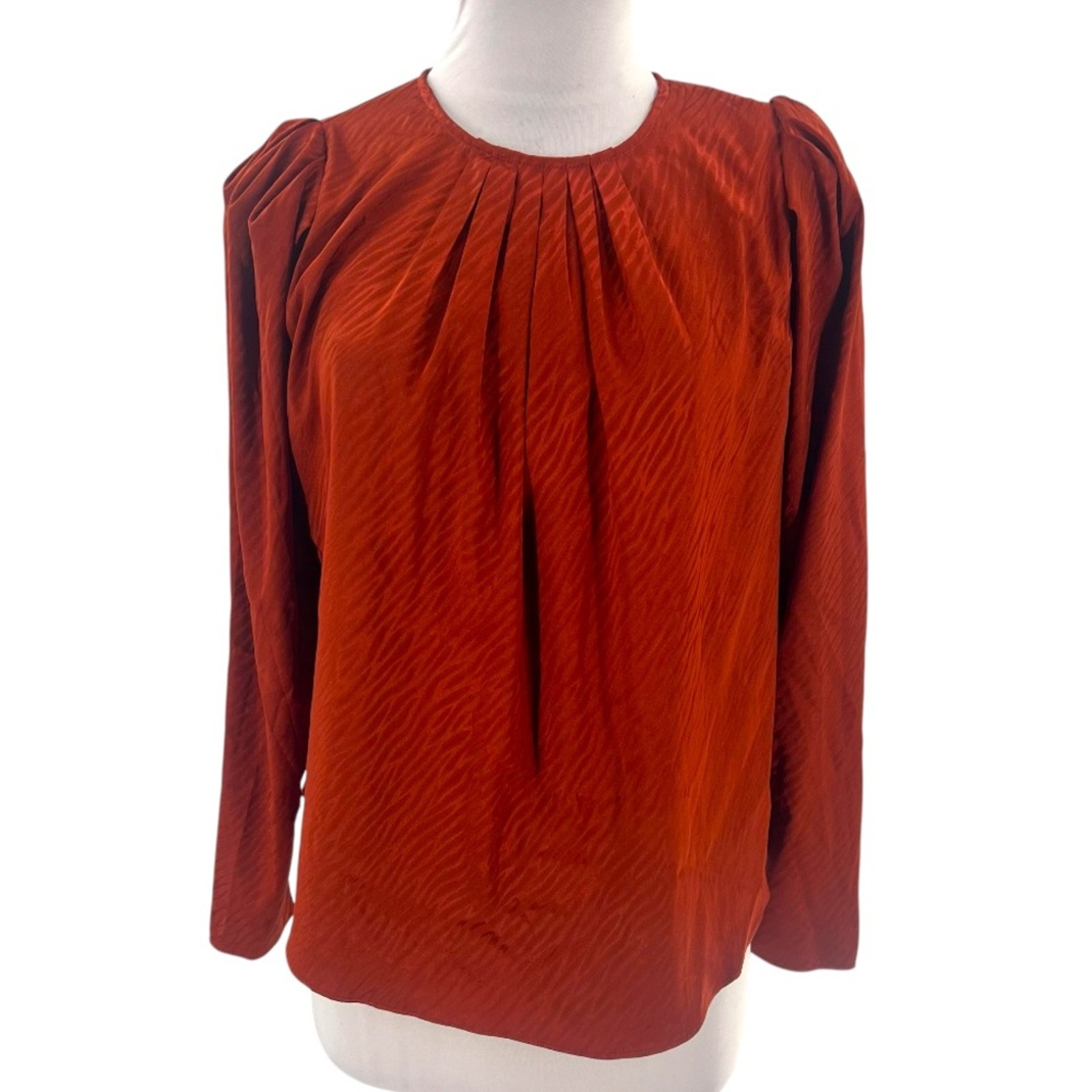 Anna Cate Rowan Top Zebra Auburn Sz Xs